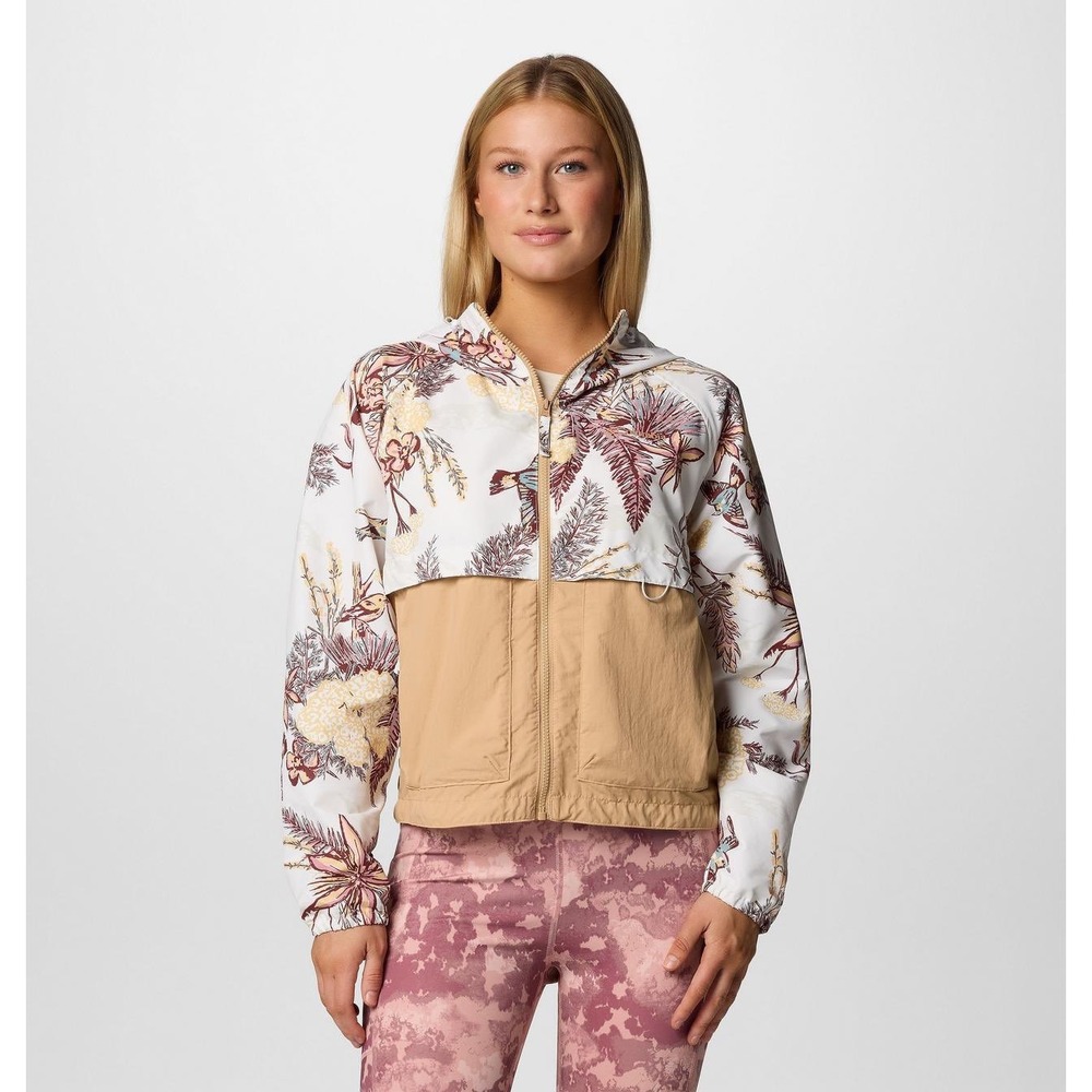 Columbia Women's Spire Valley™ Printed Windbreaker 3XL New